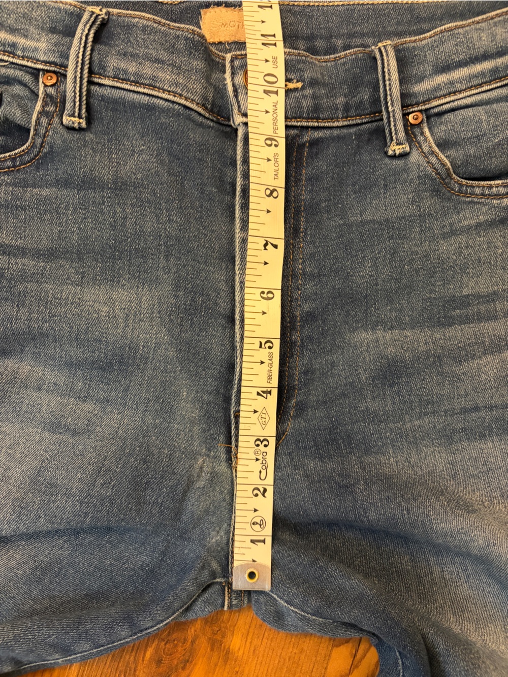 MOTHER Insider Crop Step Fray Jeans Sweet and Sassy Wash 30 - Picture 14 of 15